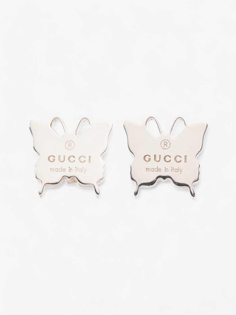 Gucci Butterfly Earrings Silver Silver Sterling Image 1