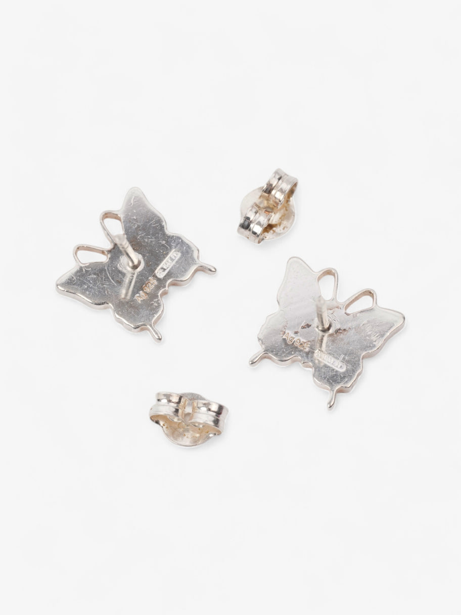 Gucci Butterfly Earrings Silver Silver Sterling Image 4