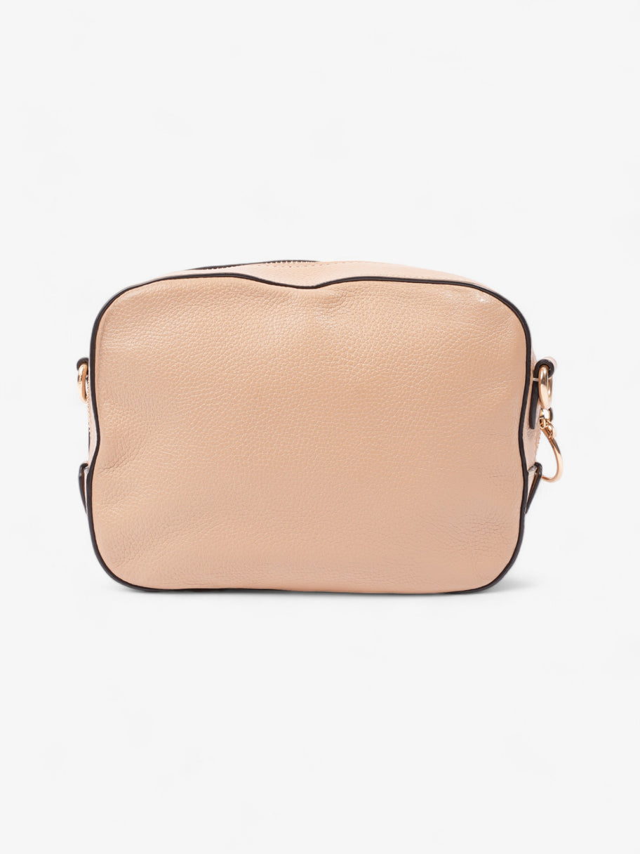 Coach Zip Around Camera Bag Beige Leather Image 4