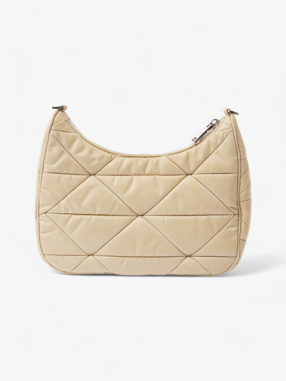 Padded Hobo Desert Beige Re Nylon Image 4