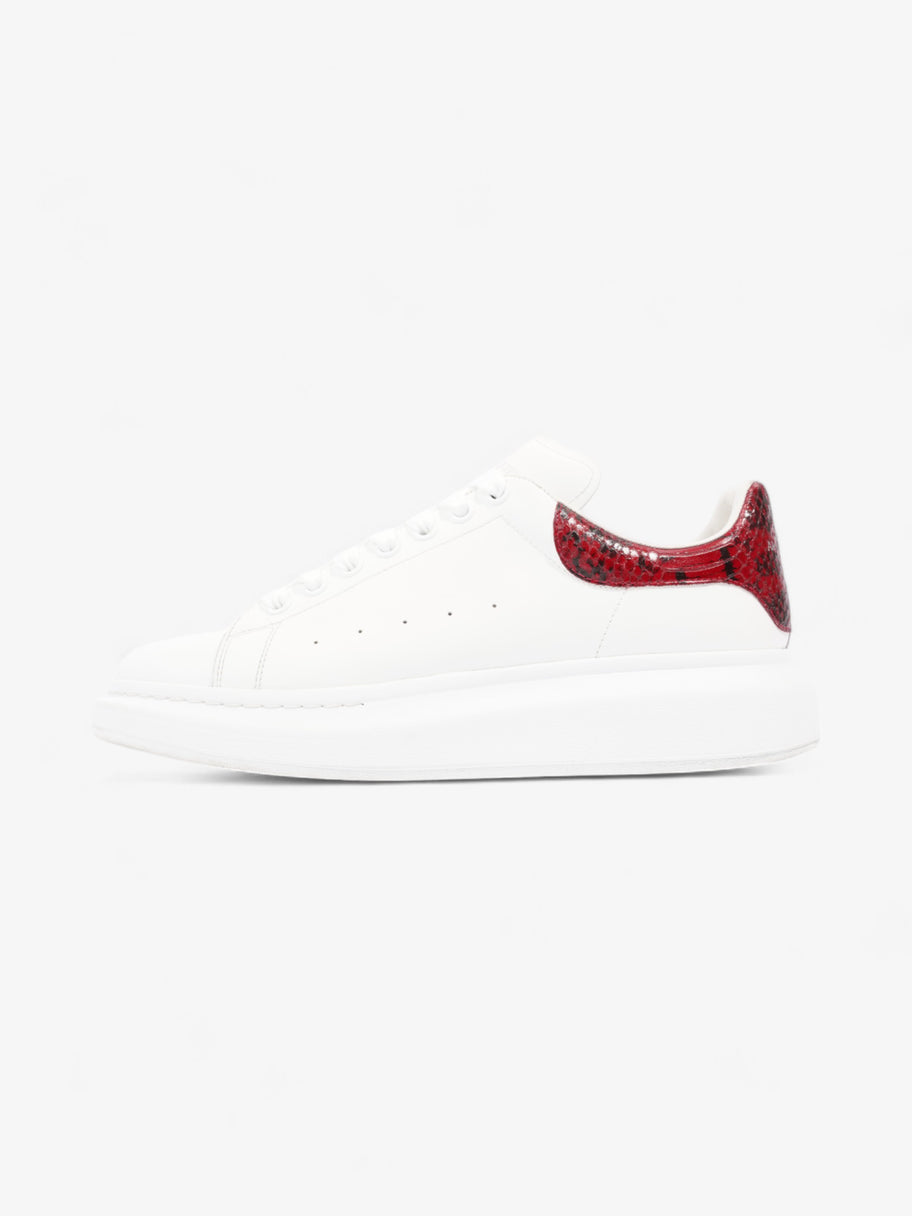 Alexander McQueen Oversized Sneakers White Red Tab Leather EU 44 UK Luxe Collective