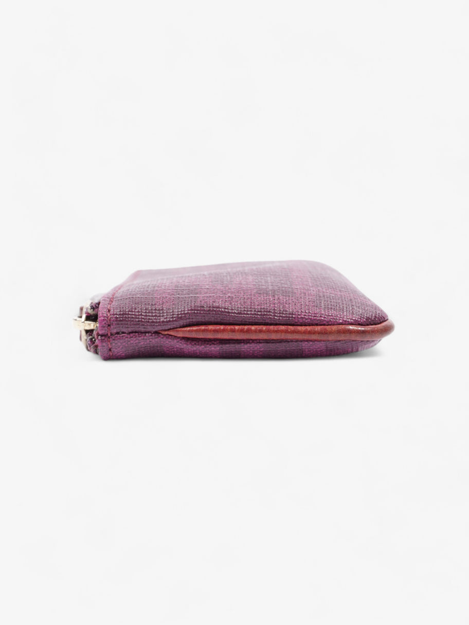 Fendi Zucca Coin Purse Grape Canvas Image 3