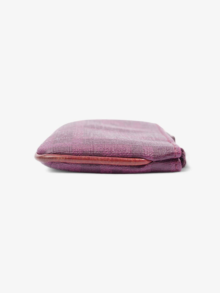 Fendi Zucca Coin Purse Grape Canvas Image 4