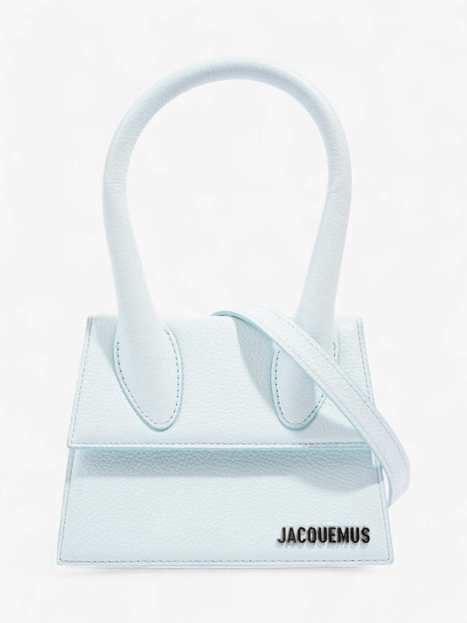 Jacquemus Le chiquito Moyen Bag Blue Leather Image 1