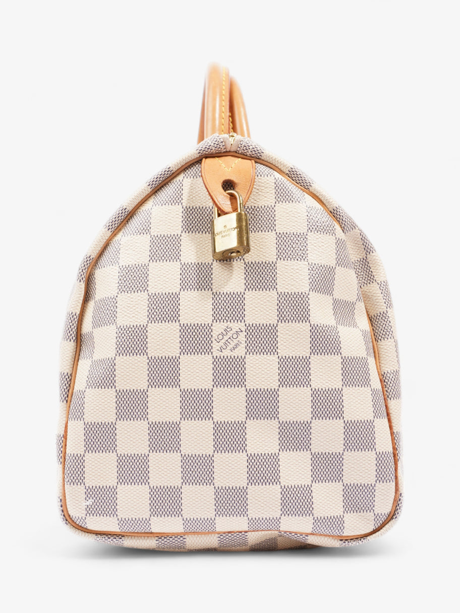 Speedy Damier Azur Coated Canvas 30 Image 3