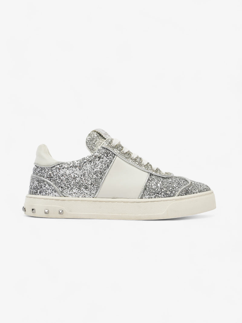  Fly Crew Sneaker Silver Glitter Leather EU 36.5 UK 3.5