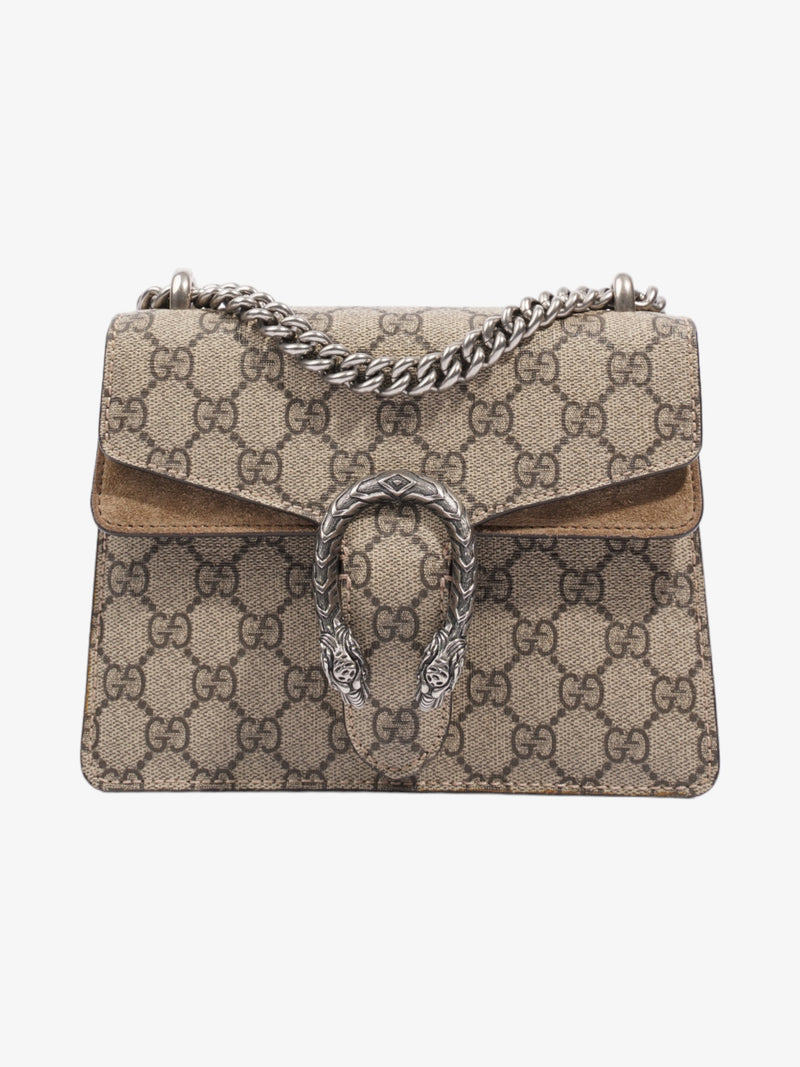  Gucci Dionysus Beige And Ebony GG Supreme Coated Canvas Mini