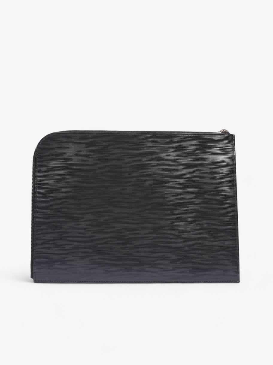 Pochette Jour Black Epi Leather GM Image 3