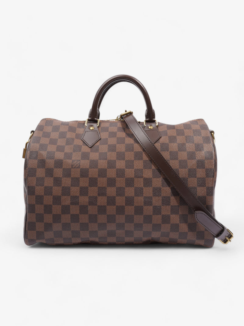  Speedy Bandouliere Damier Ebene Coated Canvas 35