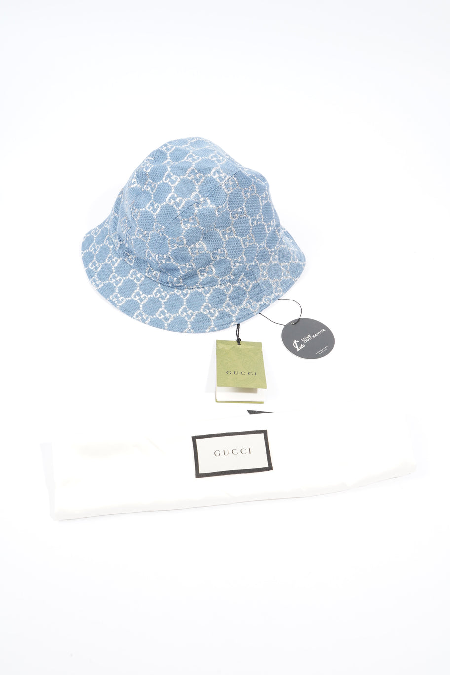 Lame Bucket Hat Blue / Silver Canvas S Image 8