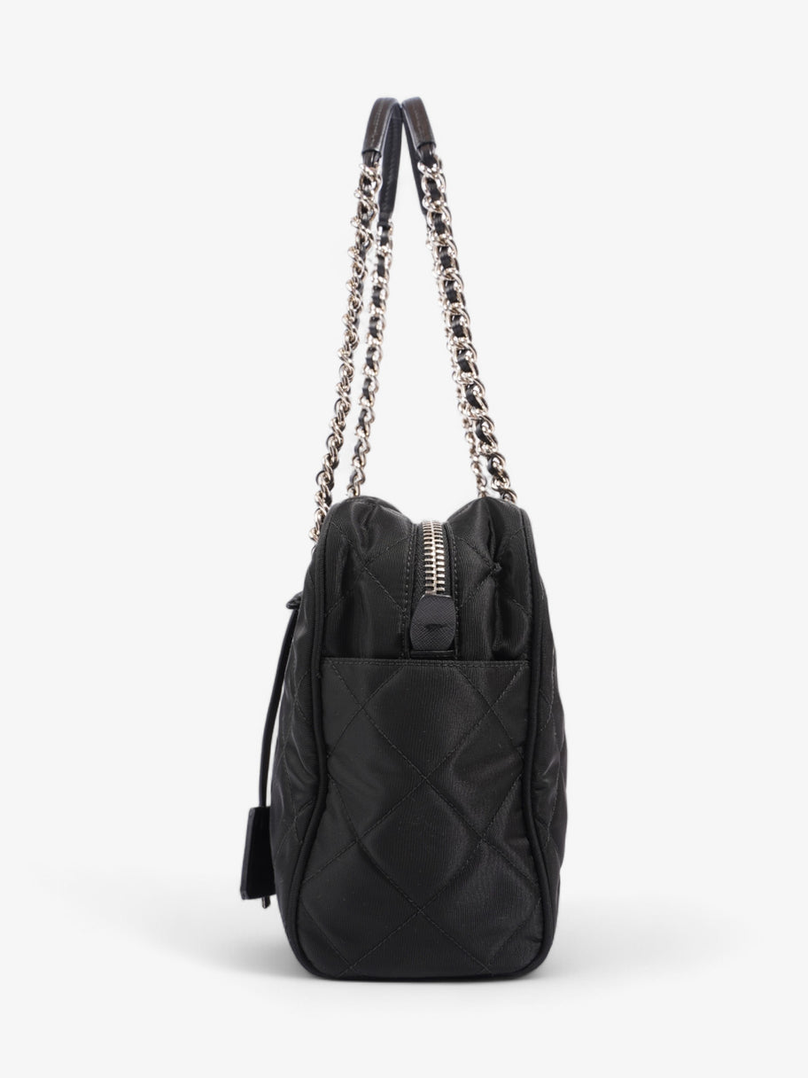 Prada Quilted Tote Black Re Nylon Image 3