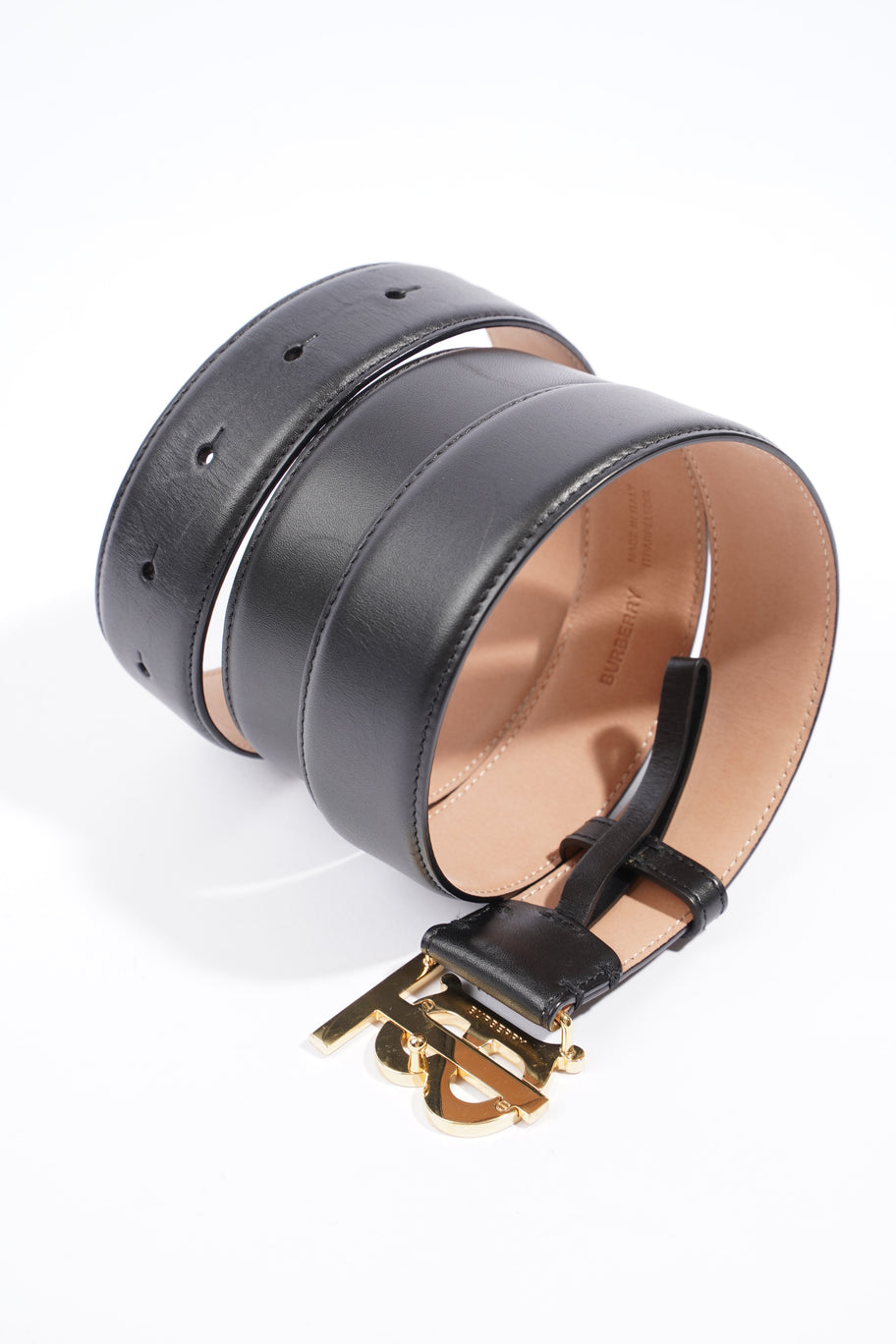 TB Belt Black Leather Large Image 4