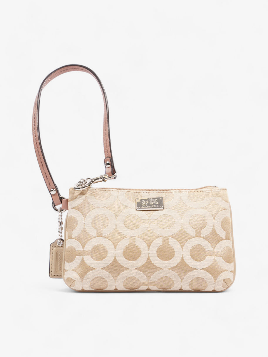 Coach signature collection wristlet sale