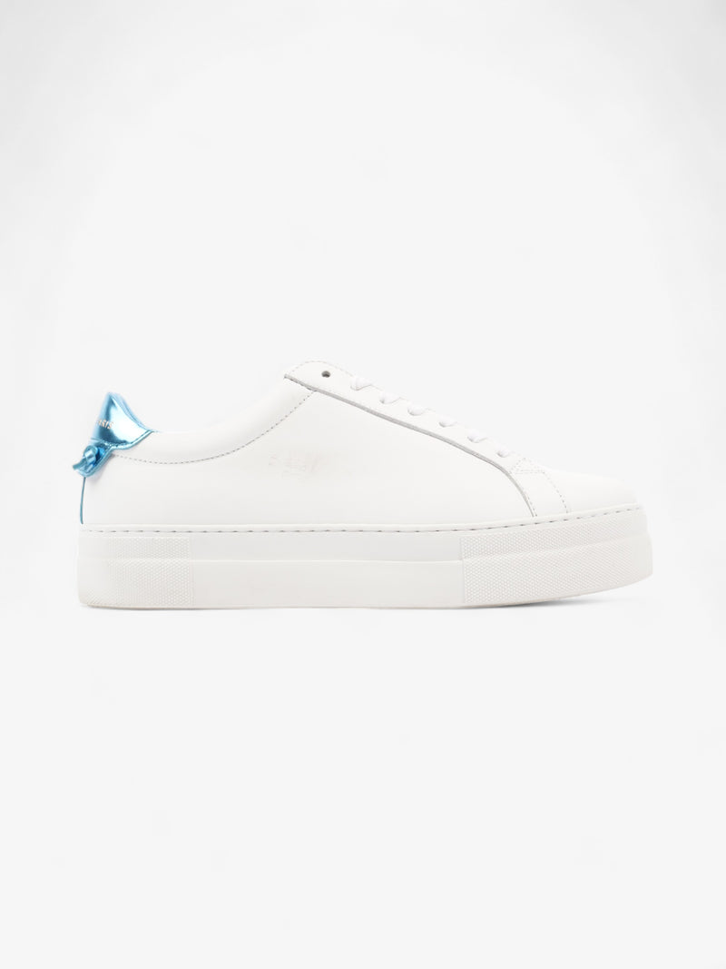  Givenchy Urban Street White / Blue Tab Leather EU 38 UK 5