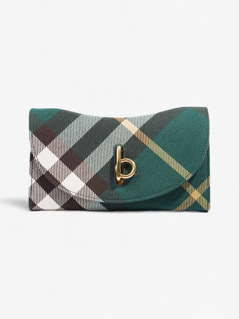  Burberry Rocking Horse Continental Wallet Ivy Polyester