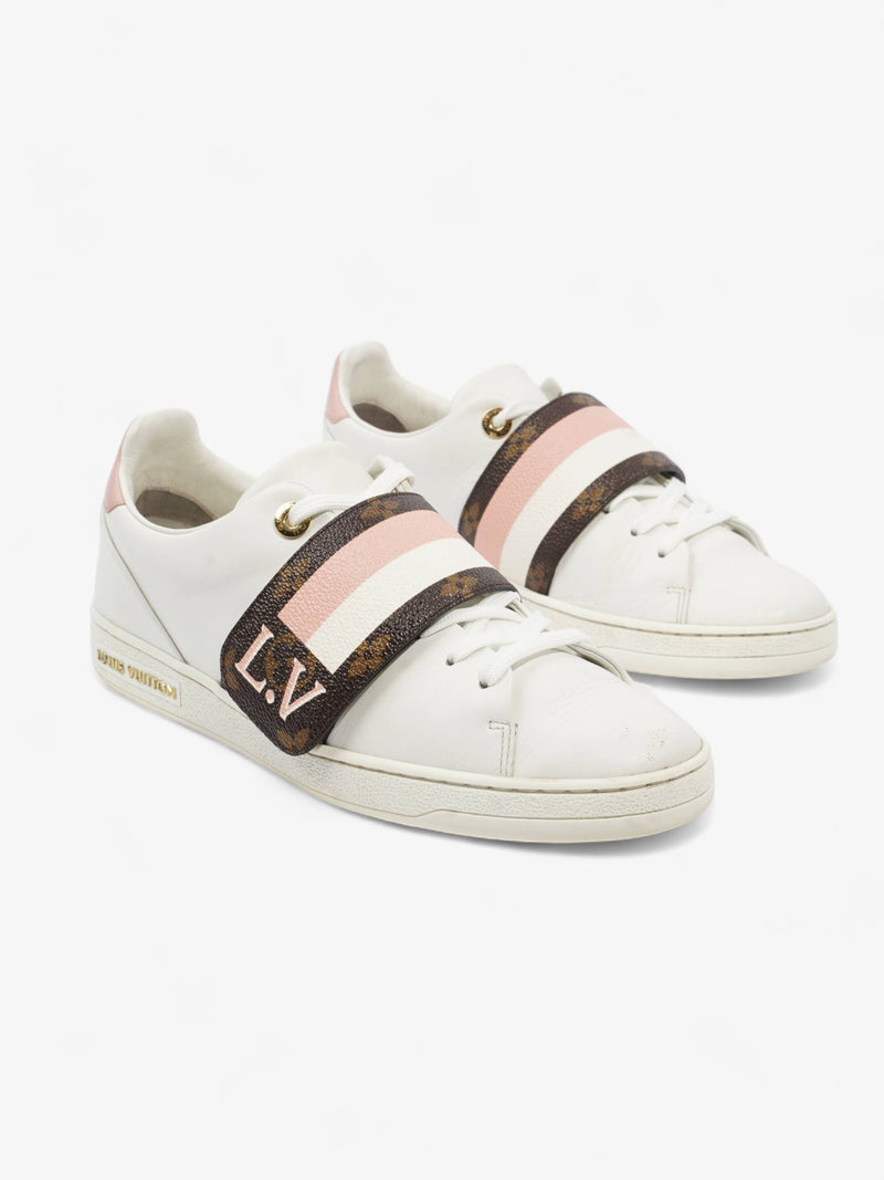 Frontrow Sneakers White / Brown Monogram / Pink Leather EU 36.5 UK 3.5