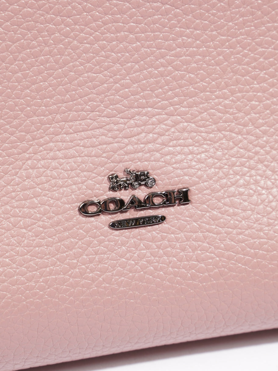 Coach Turnlock Chain 27 Dark Dusty Rose Leather Image 7