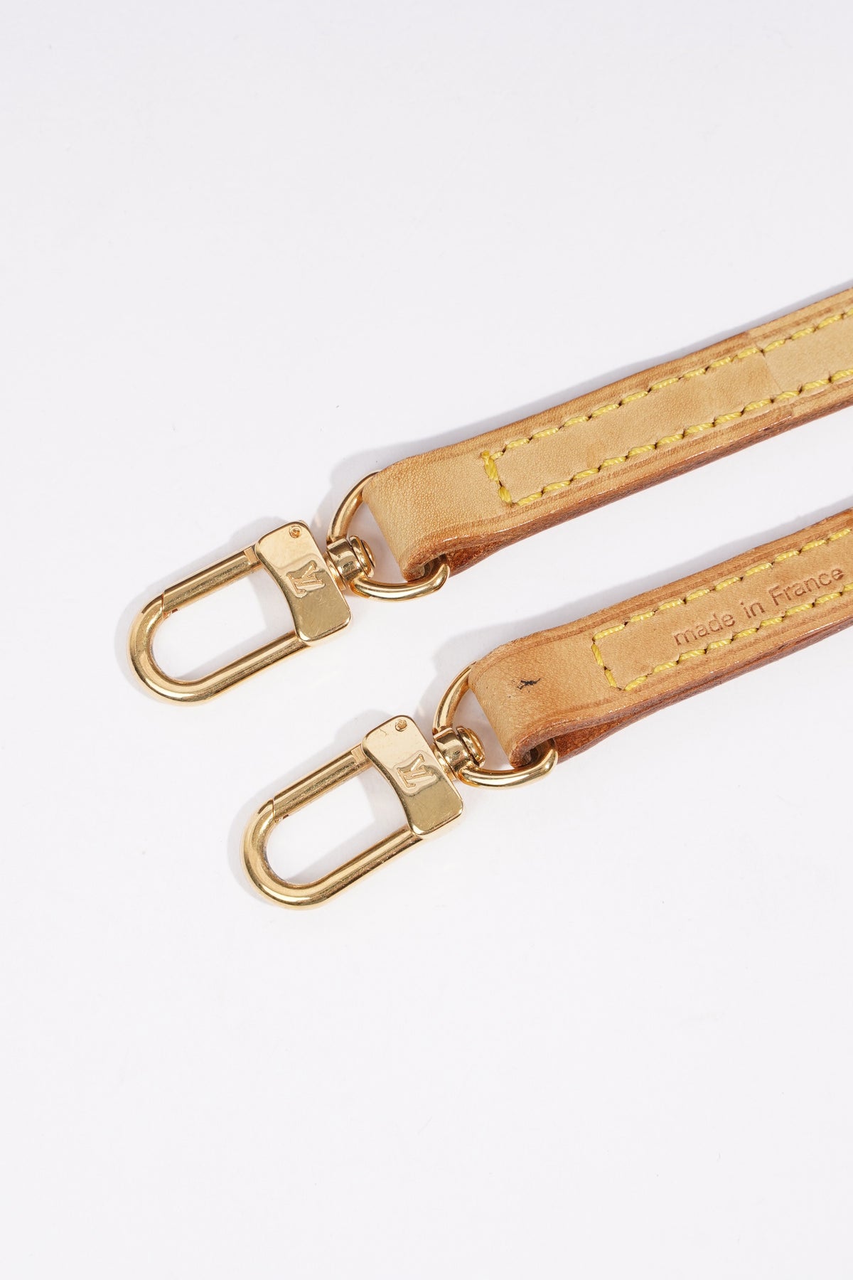 Louis Vuitton Bandouliere Strap White / Black Leather – Luxe Collective