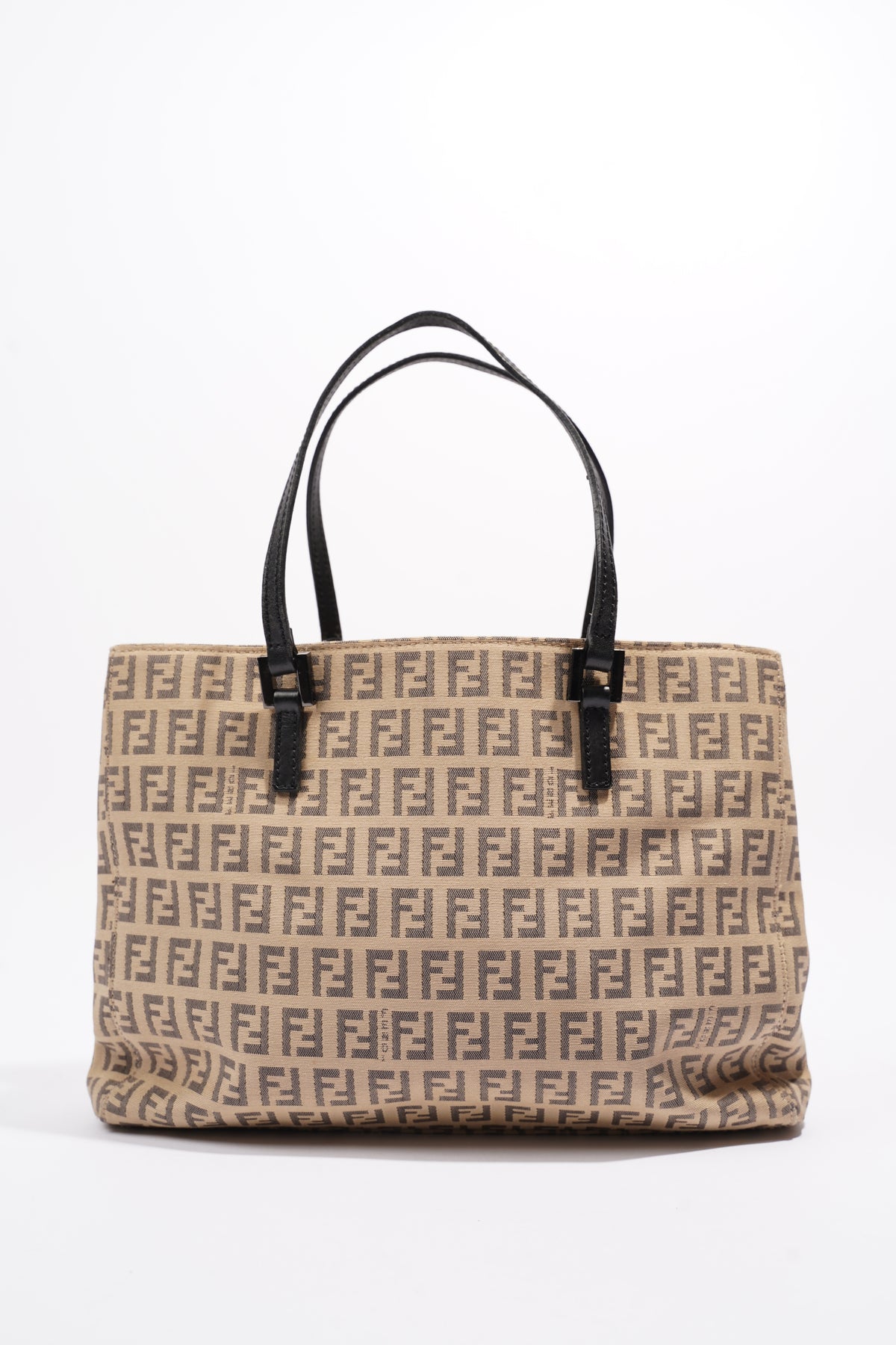 Fendi canvas outlet tote