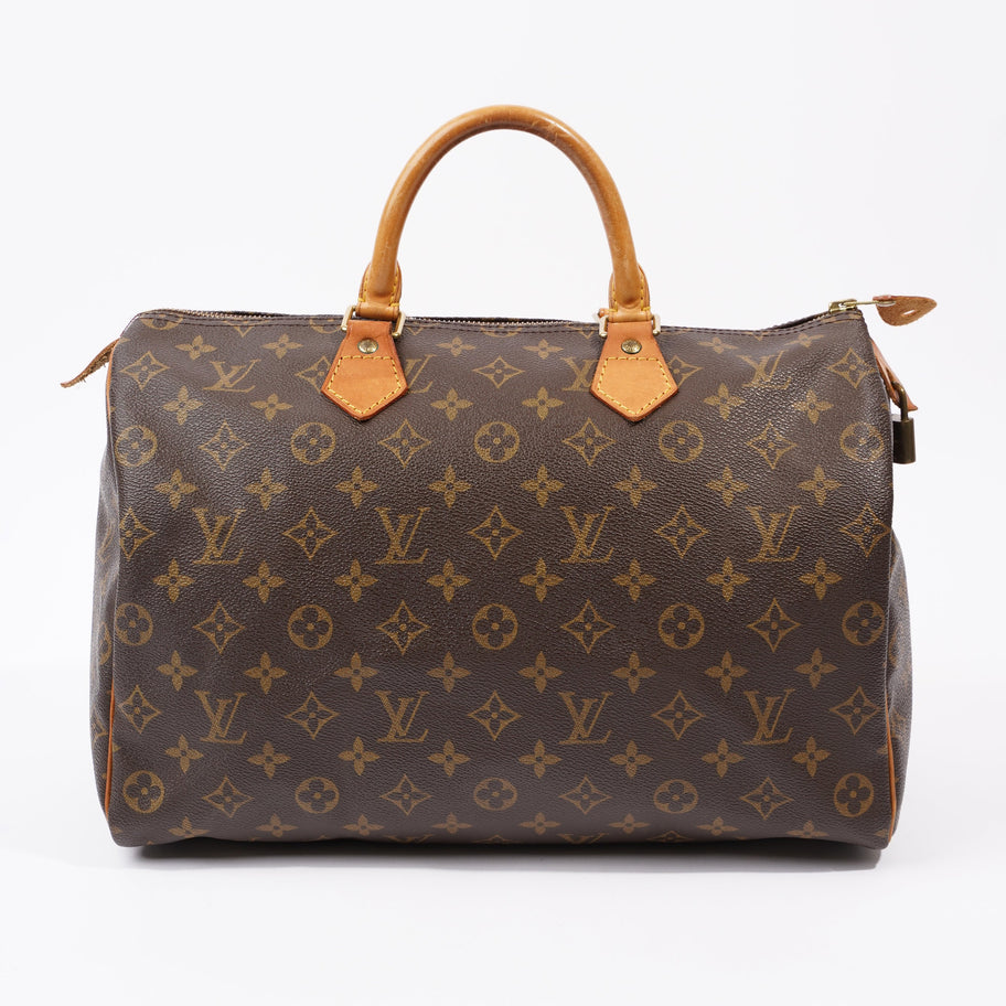 Speedy Brown / Monogram Coated Canvas 35 Image 1