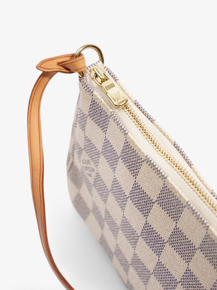 Pochette damier azur best sale