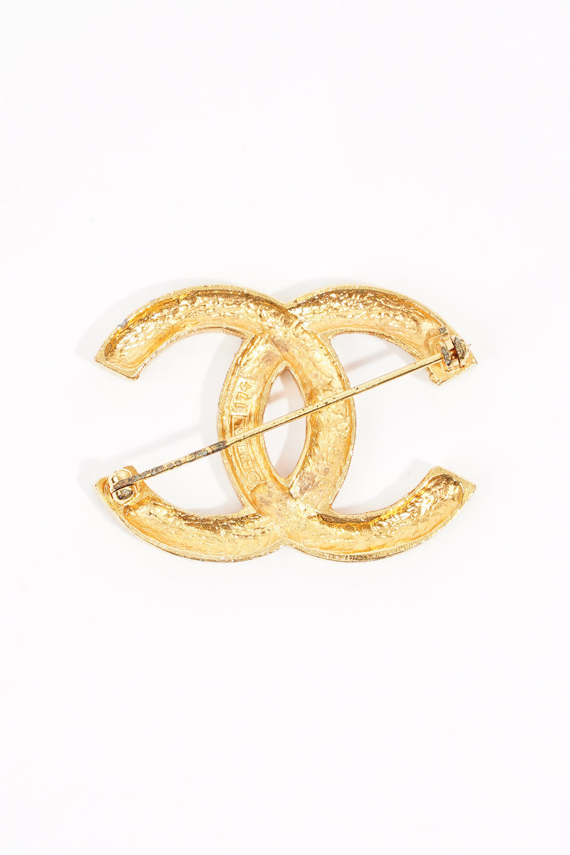  Coco 174 Brooch Gold Gold Plated 3cm