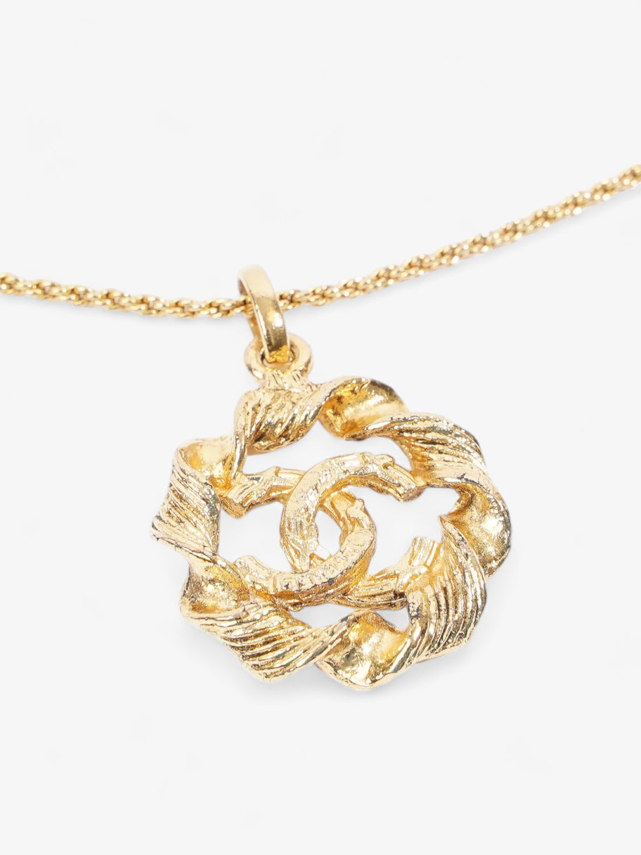 Coco Mark Necklace Gold Gold Plated 40.3cm Image 5