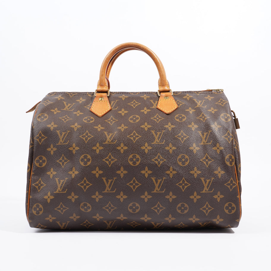 Speedy Brown / Monogram Coated Canvas 35 Image 1