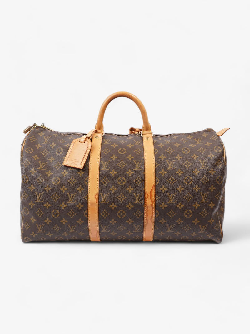  Keepall Brown / Monogram Coated Canvas 50