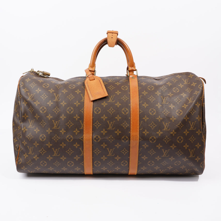 Keepall Brown / Monogram Coated Canvas 50 Image 1