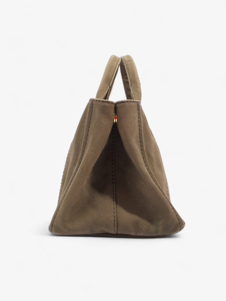 Canapa 2 Way Tote Khaki Canvas Image 3