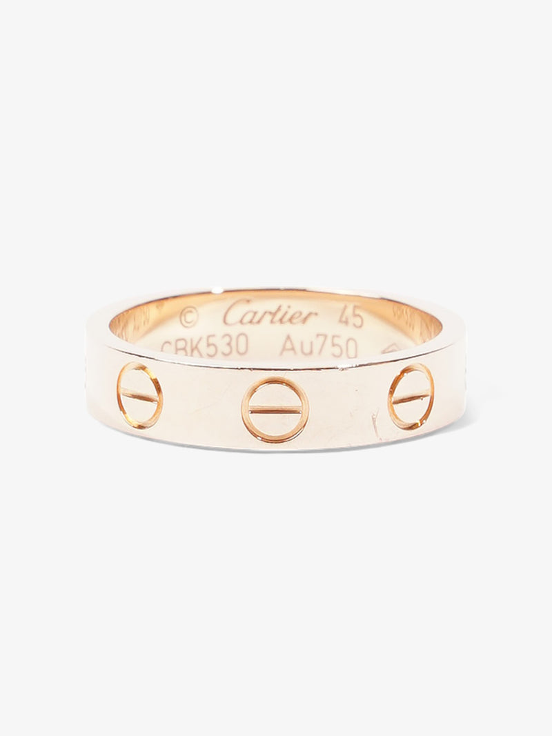  Cartier LOVE Wedding Band 18ct Gold Rose Gold 45