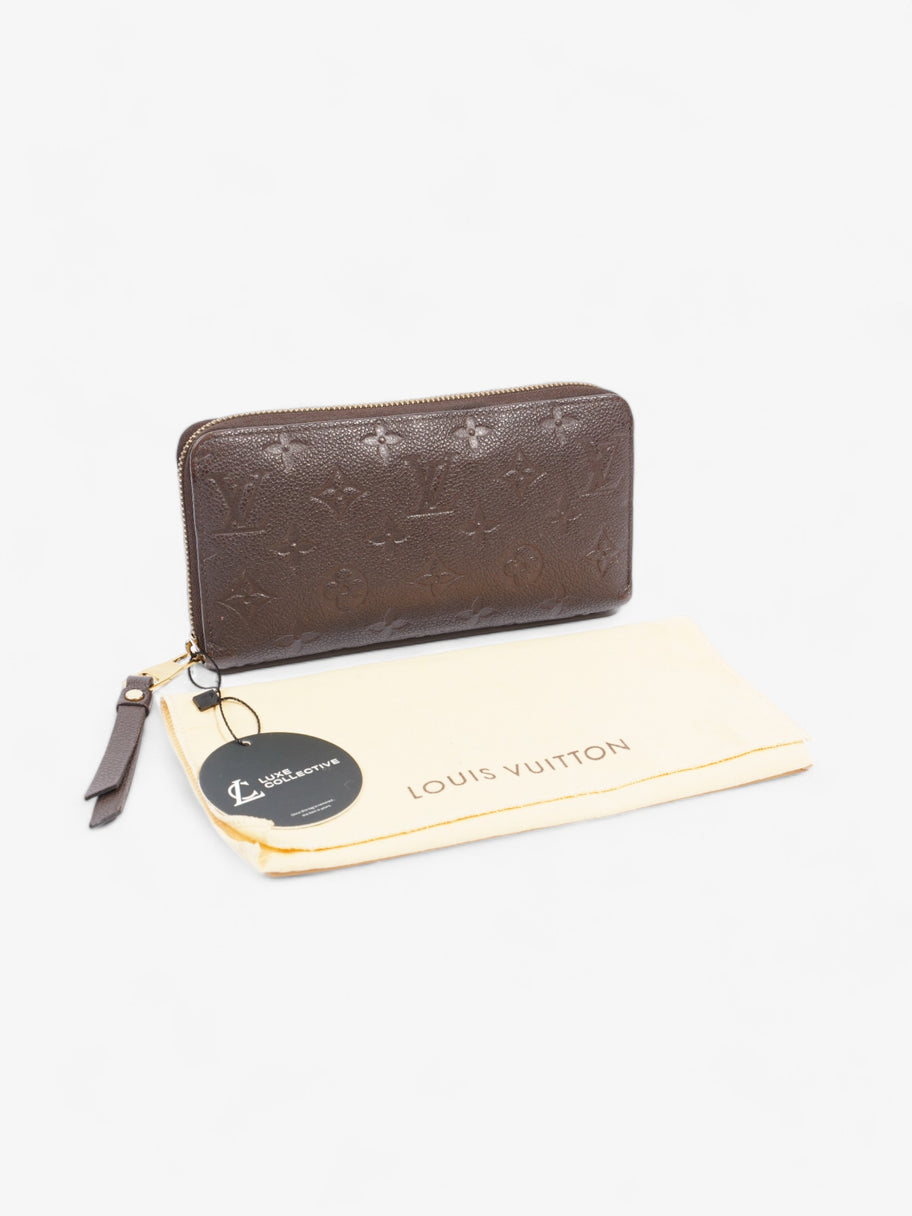 Louis Vuitton Zippy Wallet Taupe Empreinte Leather Image 5