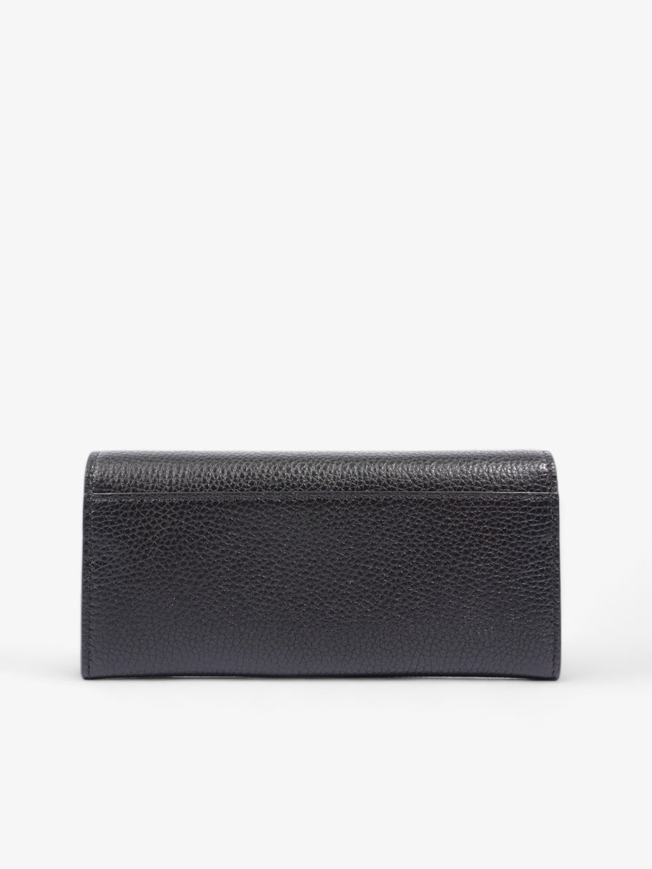 Long Wallet Black Leather Image 3