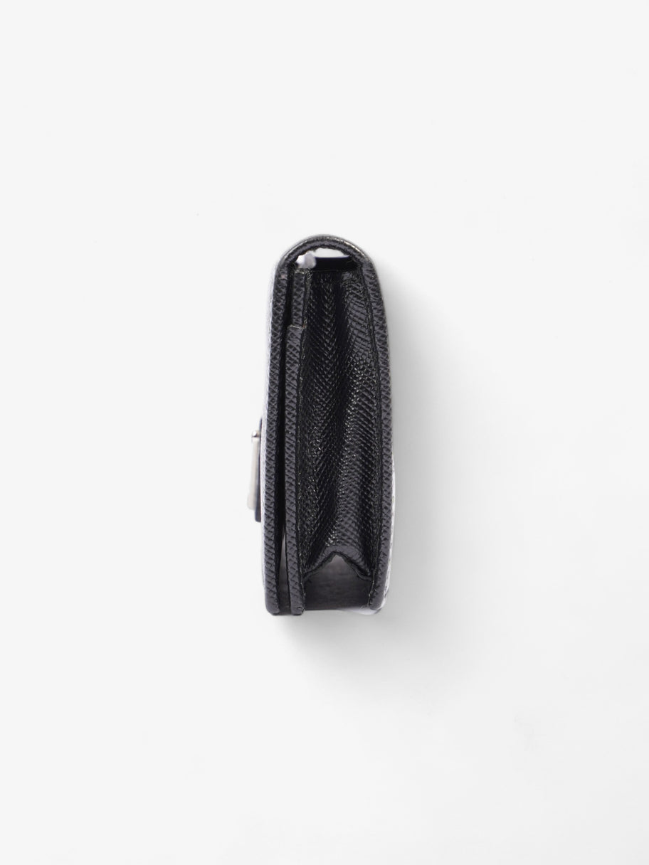 Card Case Black Saffiano Leather Image 2
