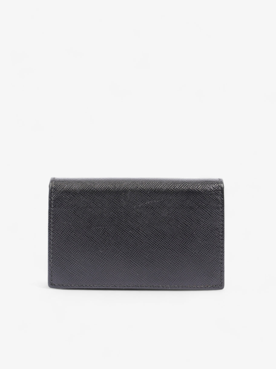 Card Case Black Saffiano Leather Image 3
