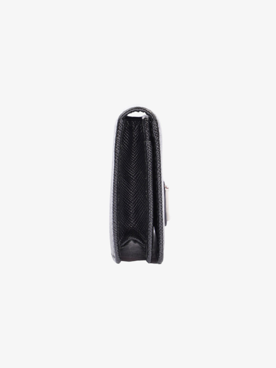 Card Case Black Saffiano Leather Image 4