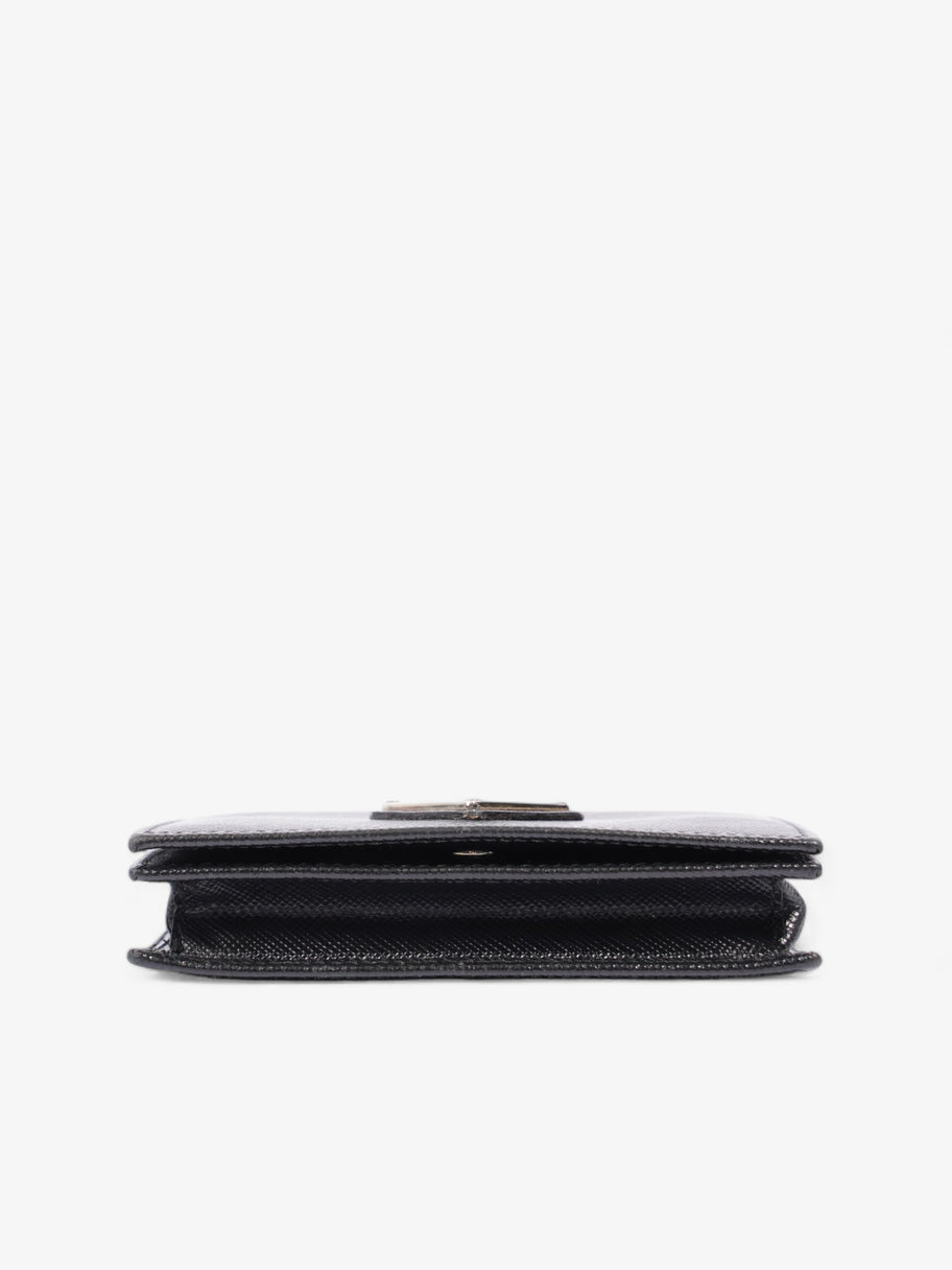 Card Case Black Saffiano Leather Image 5