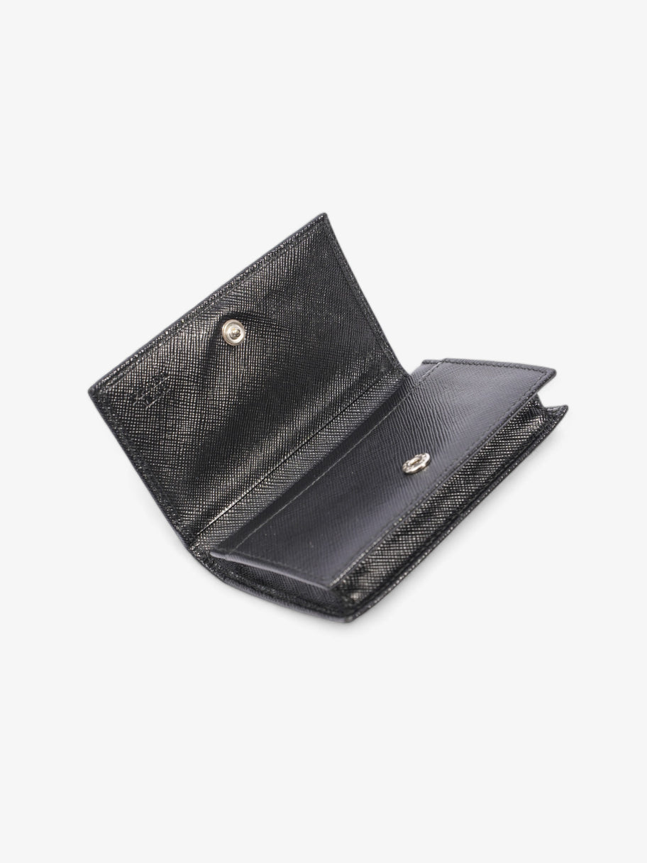 Card Case Black Saffiano Leather Image 6