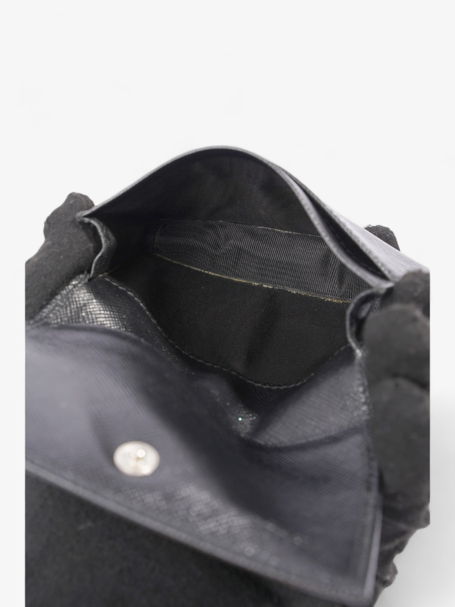 Card Case Black Saffiano Leather Image 7