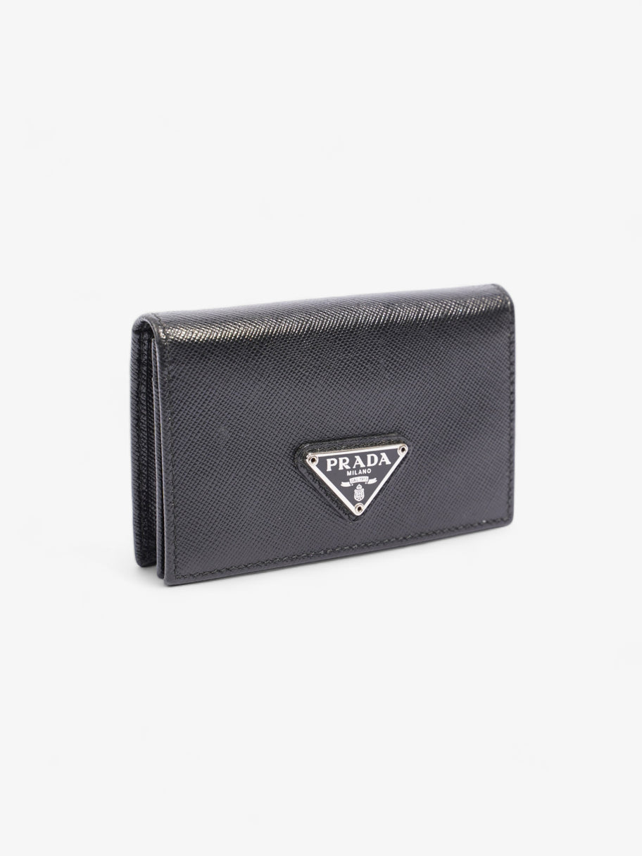 Card Case Black Saffiano Leather Image 8