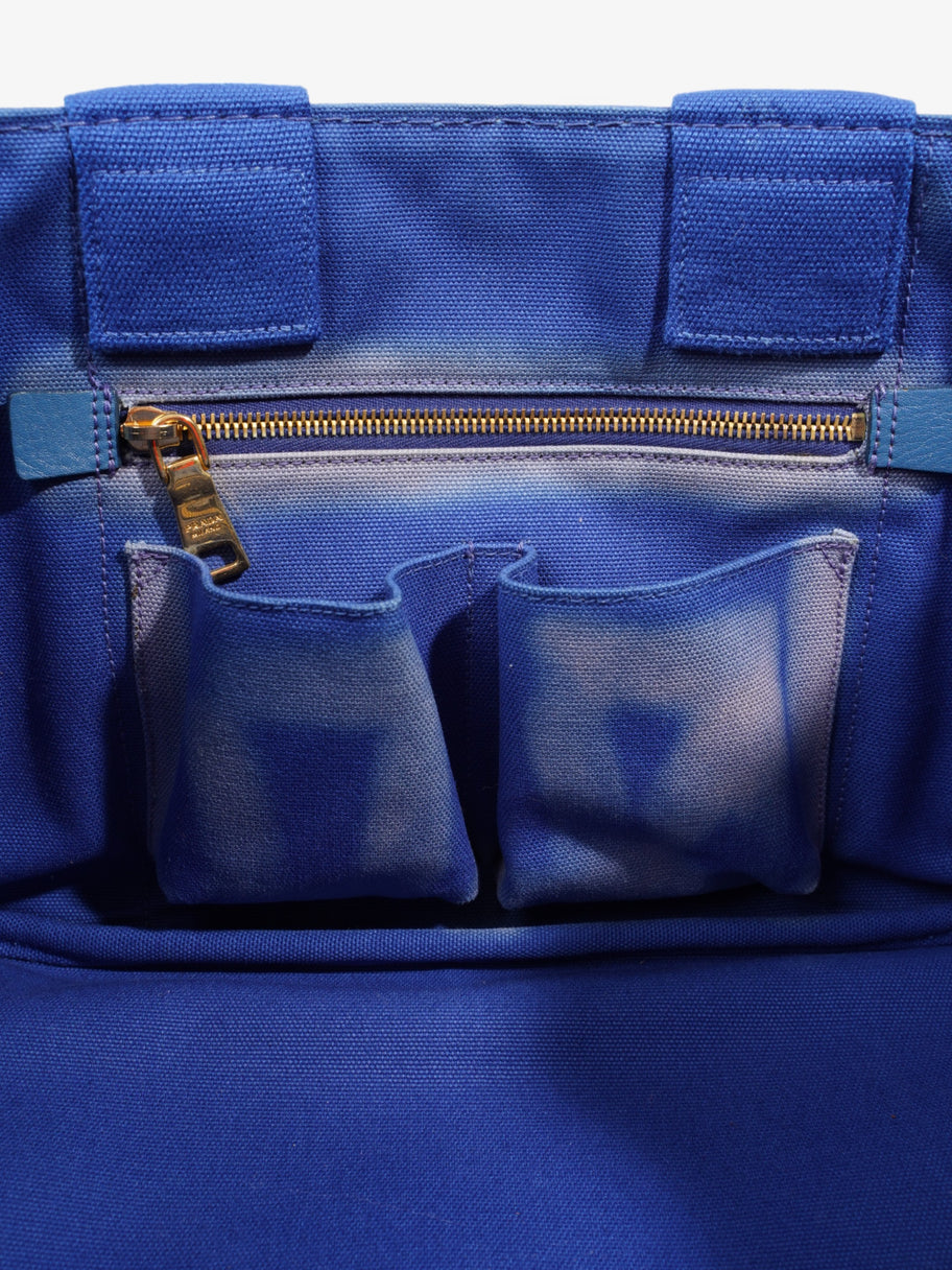 Canapa Tote Blue Canvas Image 8