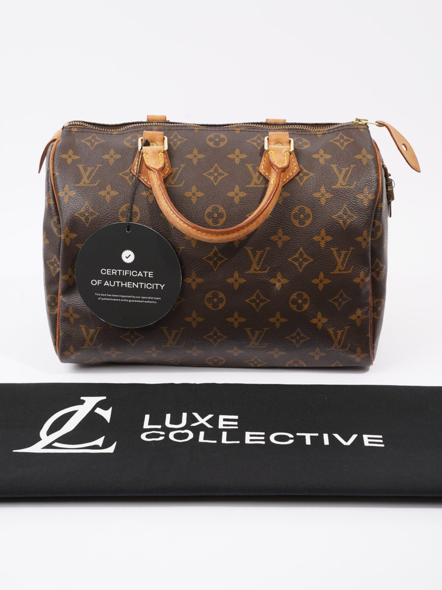 Louis Vuitton Speedy Monogram Coated Canvas 30 Image 12