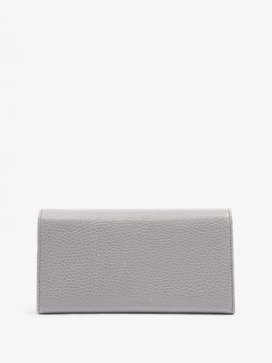 Marmont Long Wallet Grey Leather Image 3