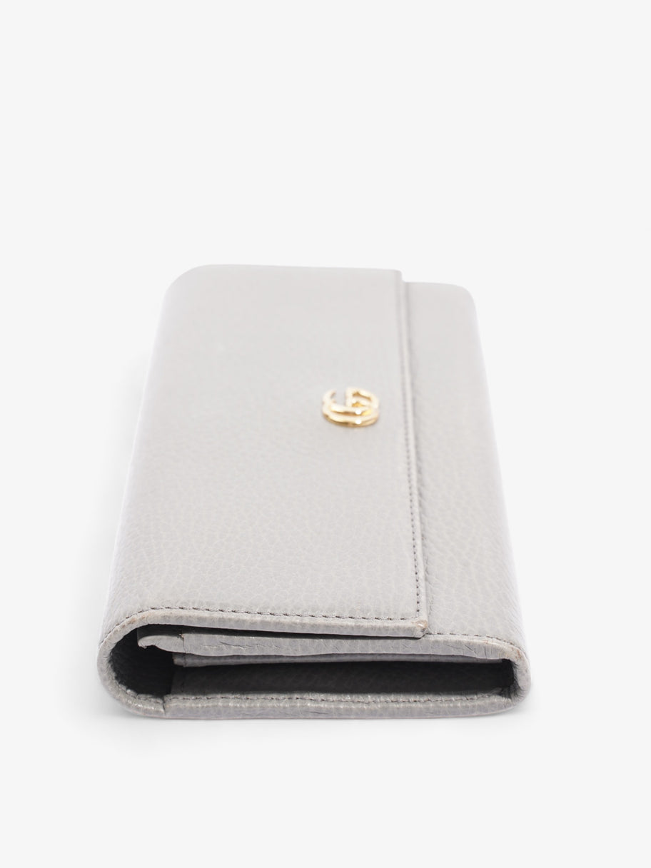 Marmont Long Wallet Grey Leather Image 4