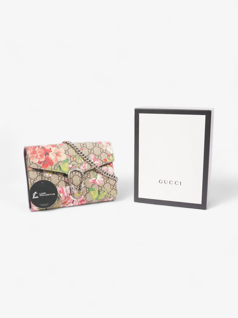 Dionysus Chain Wallet GG Supreme Floral Coated Canvas Image 9