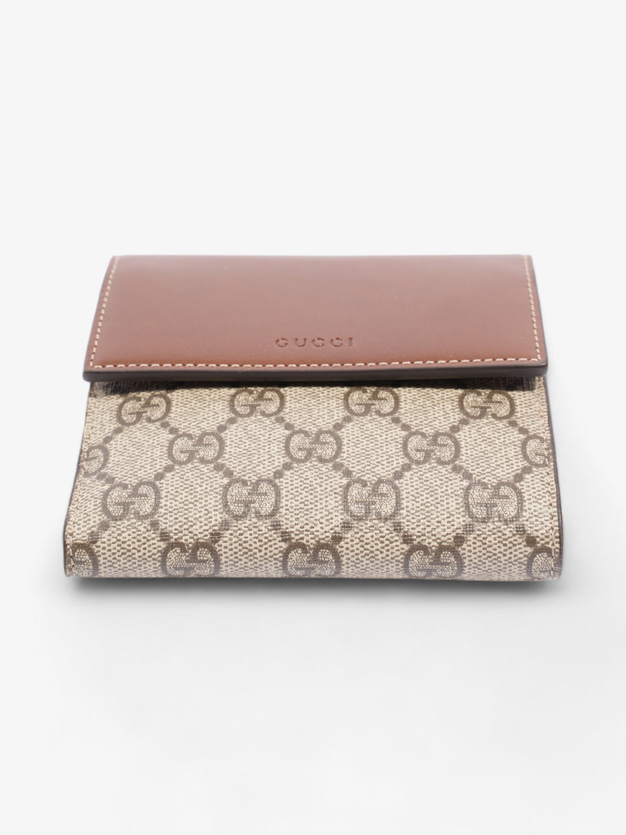 French Flap Wallet GG Supreme / Brown Canvas Image 5