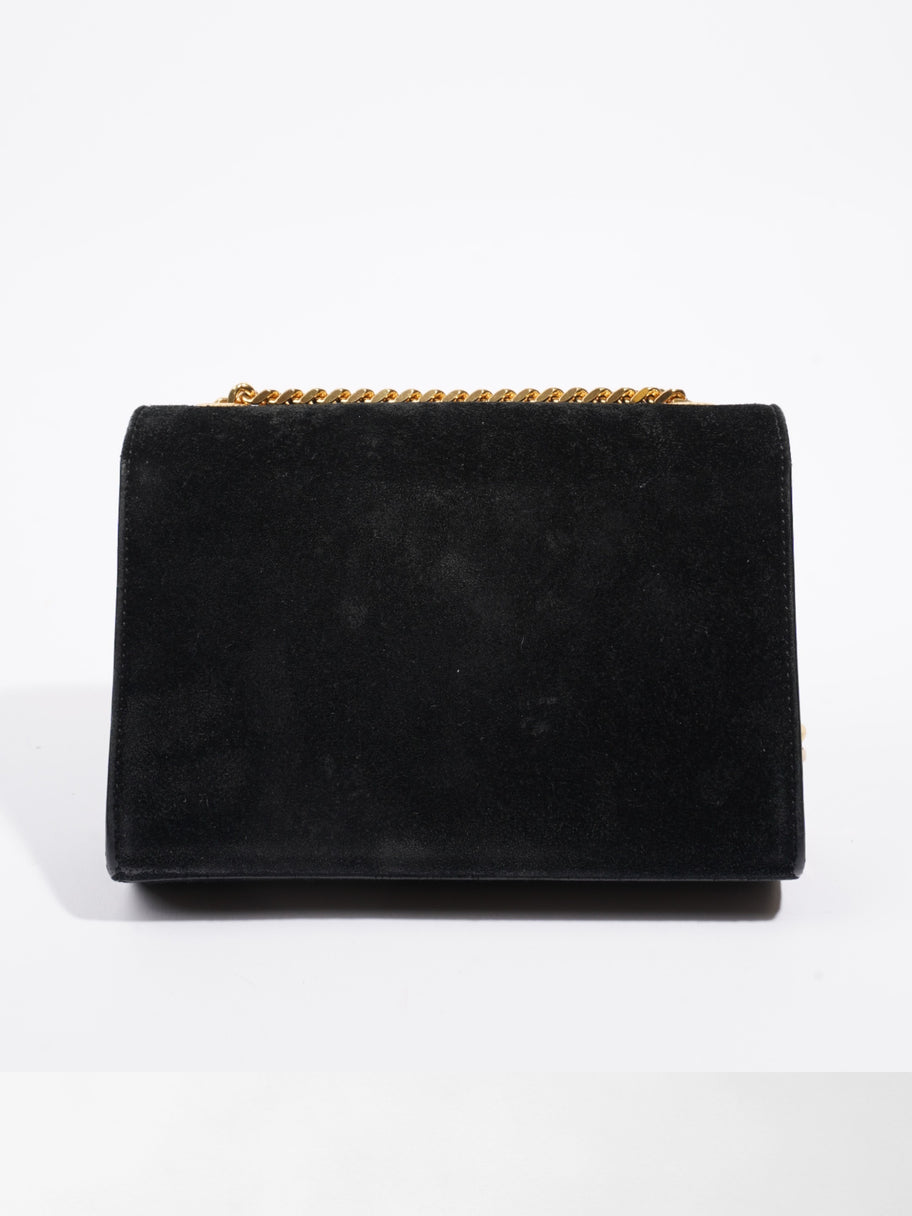 Kate Tassel Bag Black Suede Small Image 4