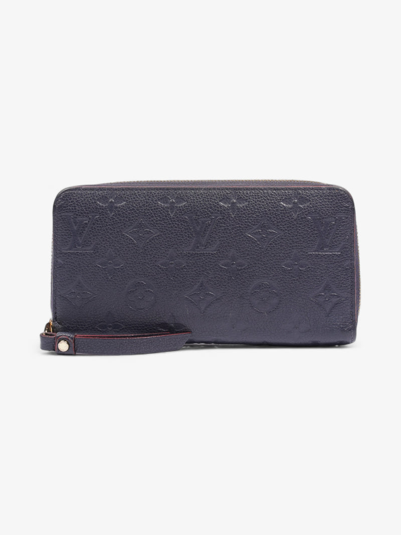  Louis Vuitton Zippy Wallet Navy Empreinte Leather