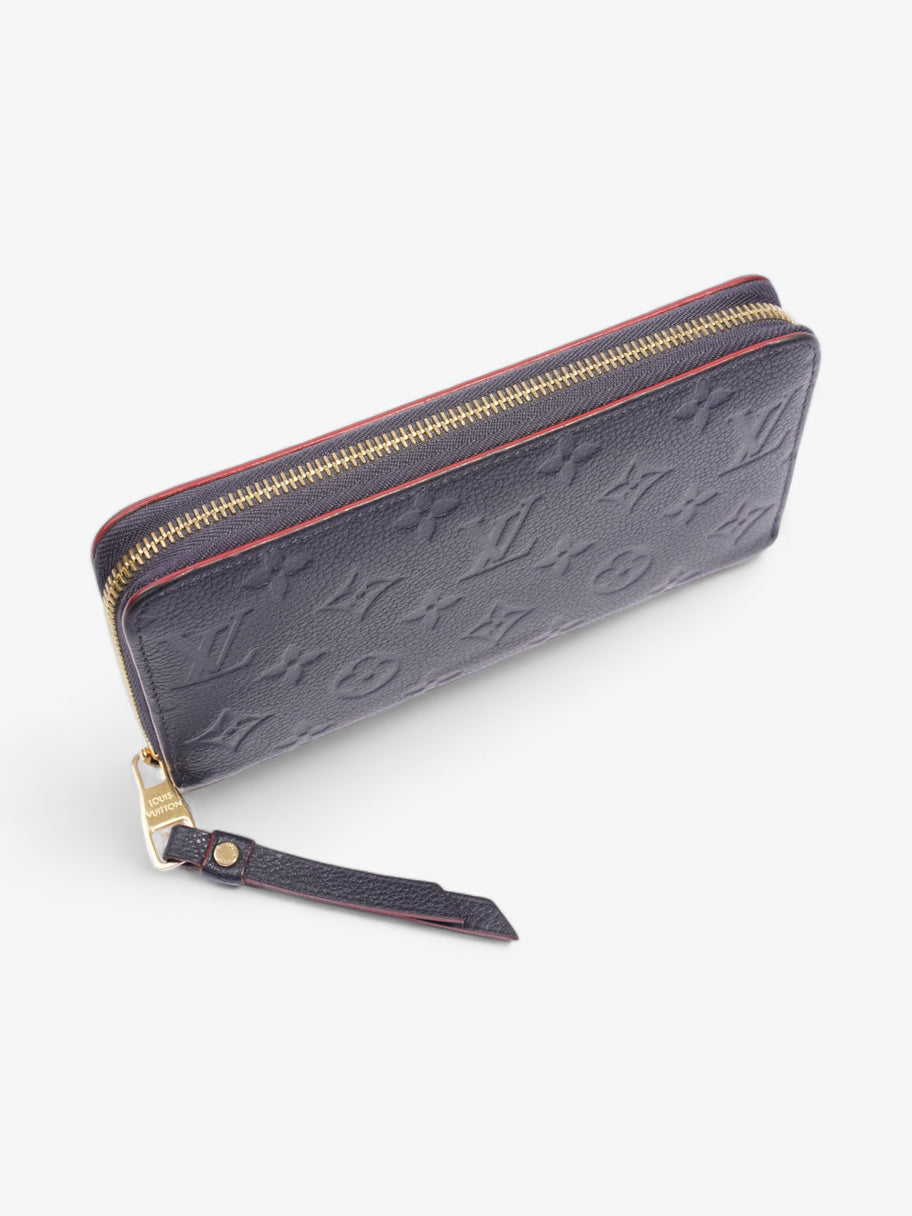 Louis Vuitton Zippy Wallet Navy Empreinte Leather Image 6